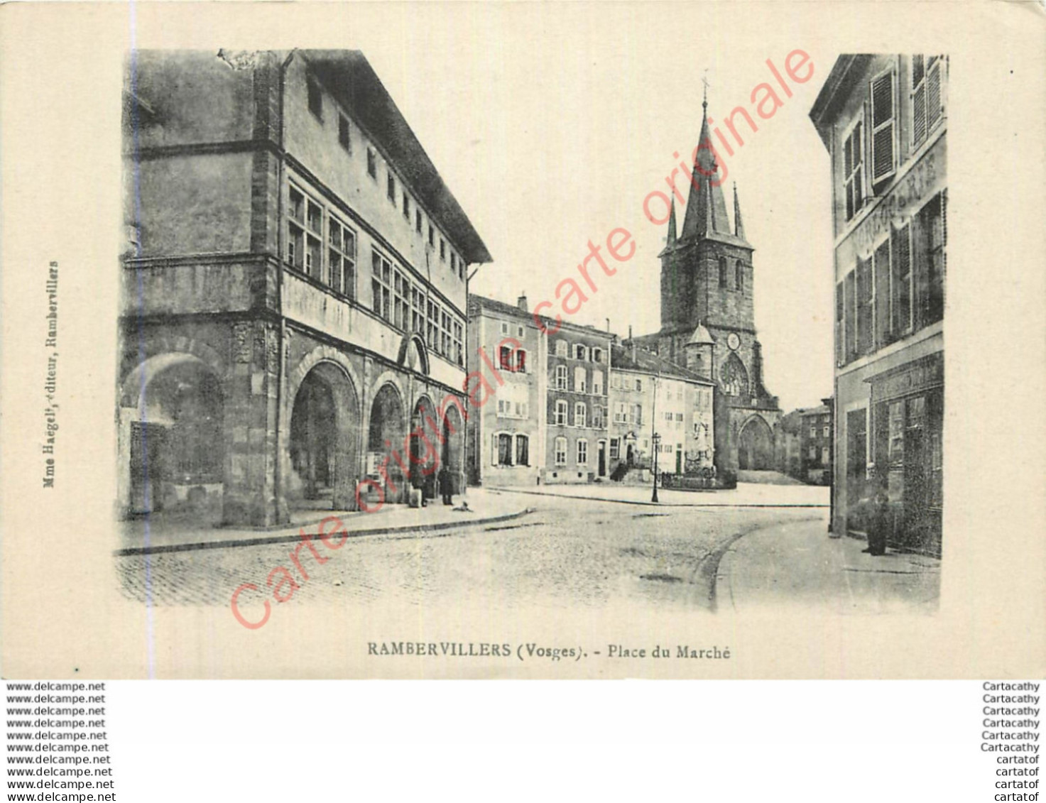 88.  RAMBERVILLERS .  Place Du Marché . - Rambervillers