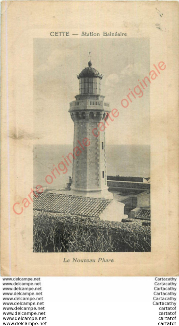 34.  CETTE . SETE .  Le Nouveau Phare . - Sete (Cette)