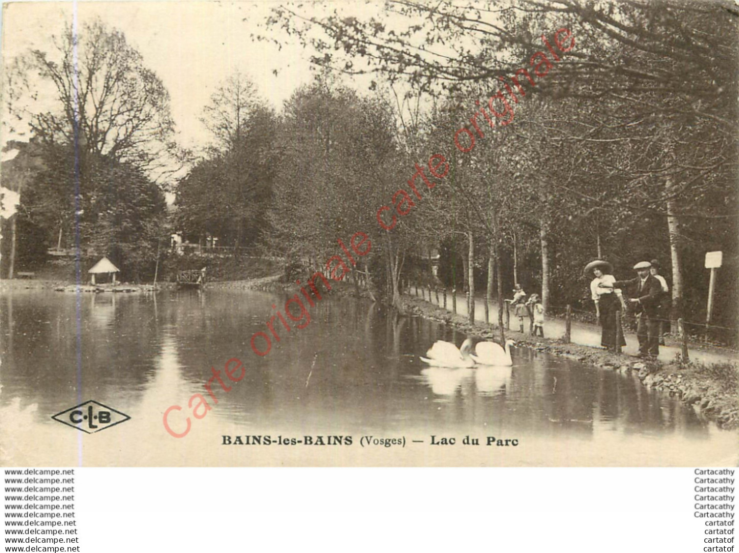 88.  BAINS Les BAINS .  Lac Du Parc . - Bains Les Bains