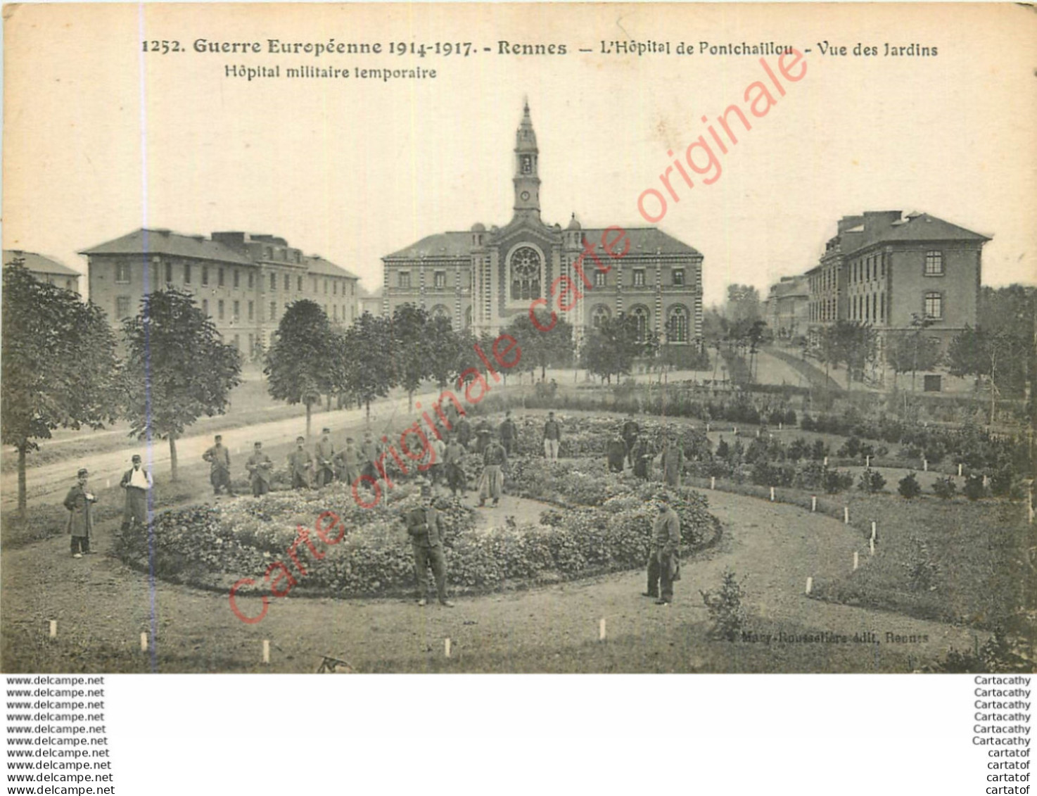 35.  RENNES .  Hôpital De Pontchaillou . Vue Des Jardins . - Rennes