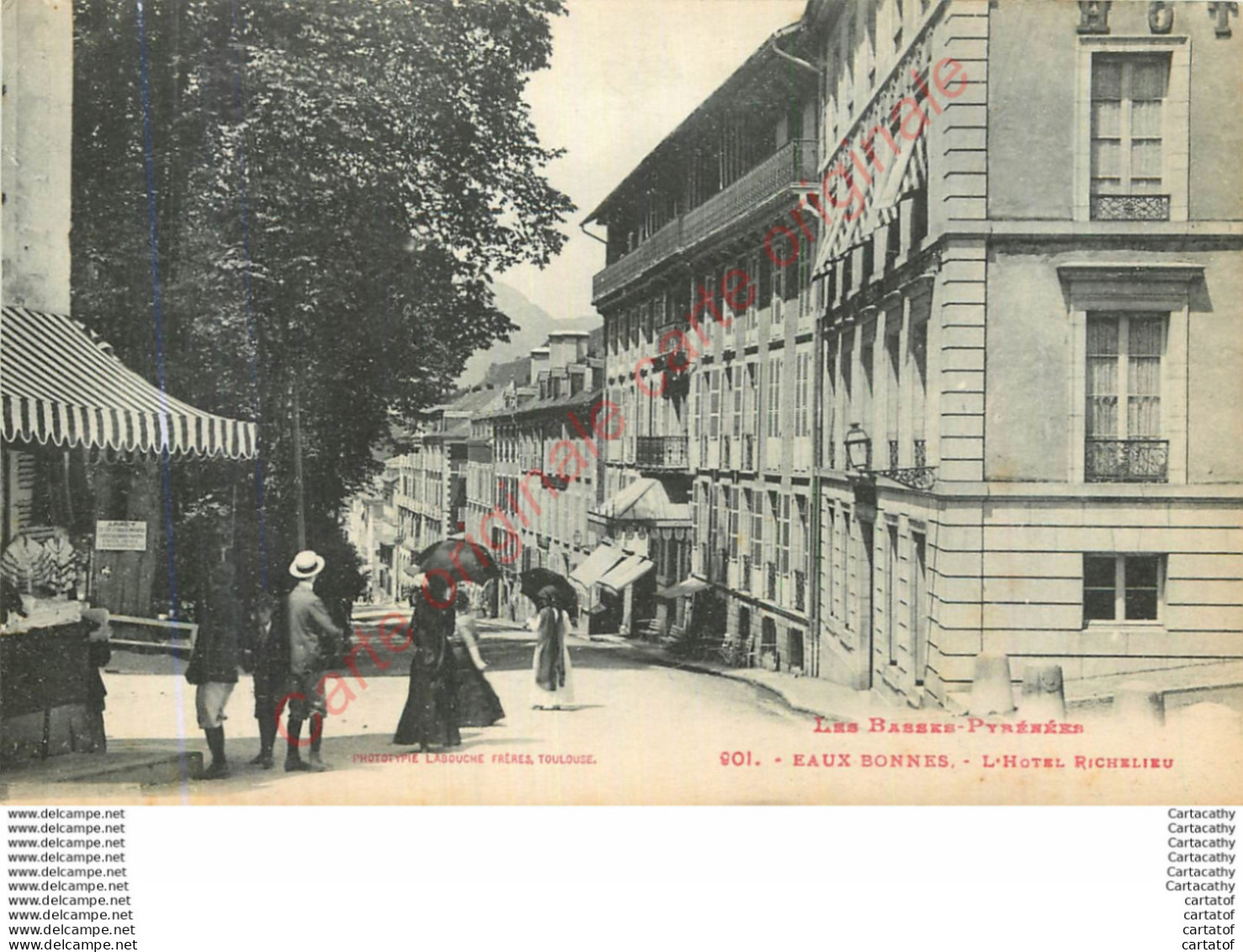 64.  EAUX BONNES . Hôtel Richelieu . - Eaux Bonnes