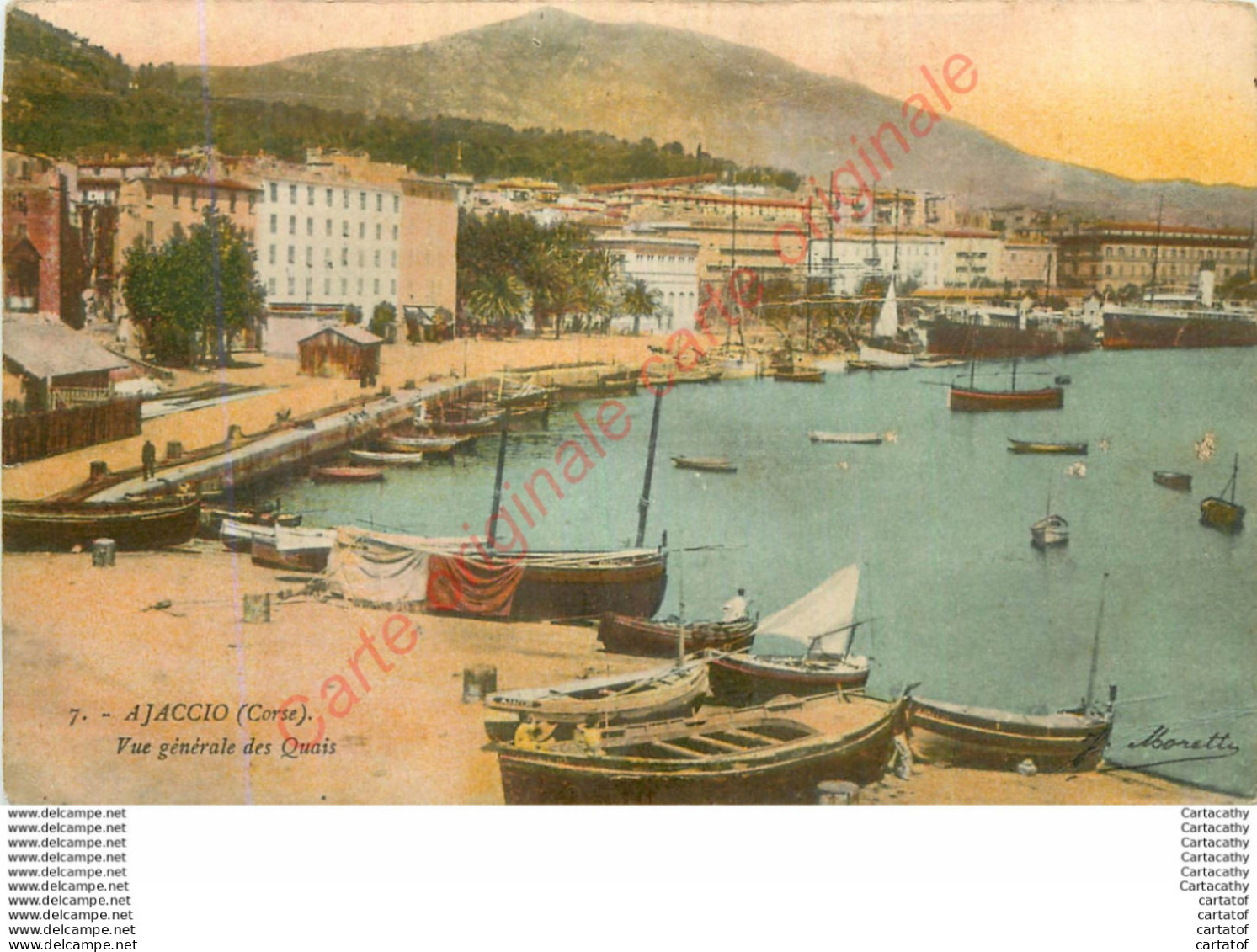 20.  AJACCIO .  Vue Générale Des Quais . - Ajaccio