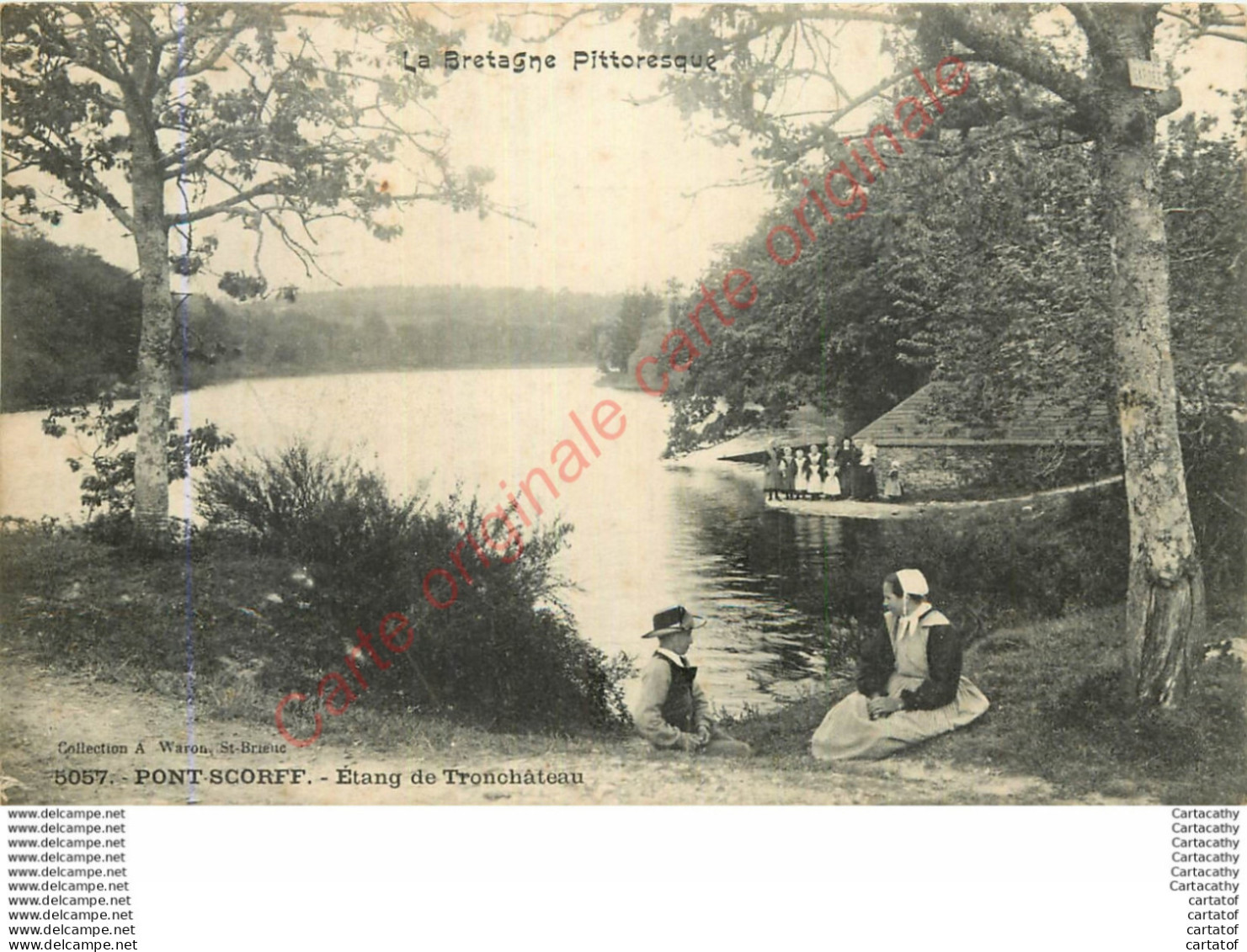 56.  PONT SCORFF .  Etang De Tronchâteau . - Pont Scorff