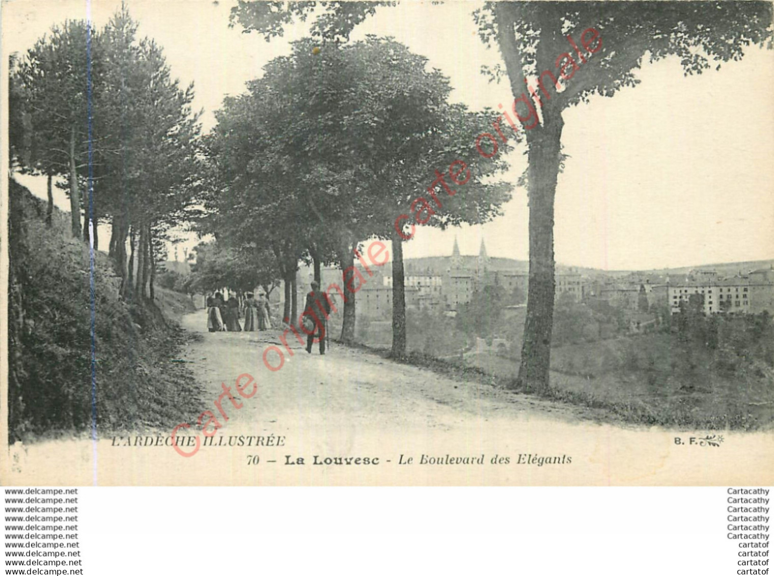 07.  LA LOUVESC .  Le Boulevard Des Elégants . - La Louvesc