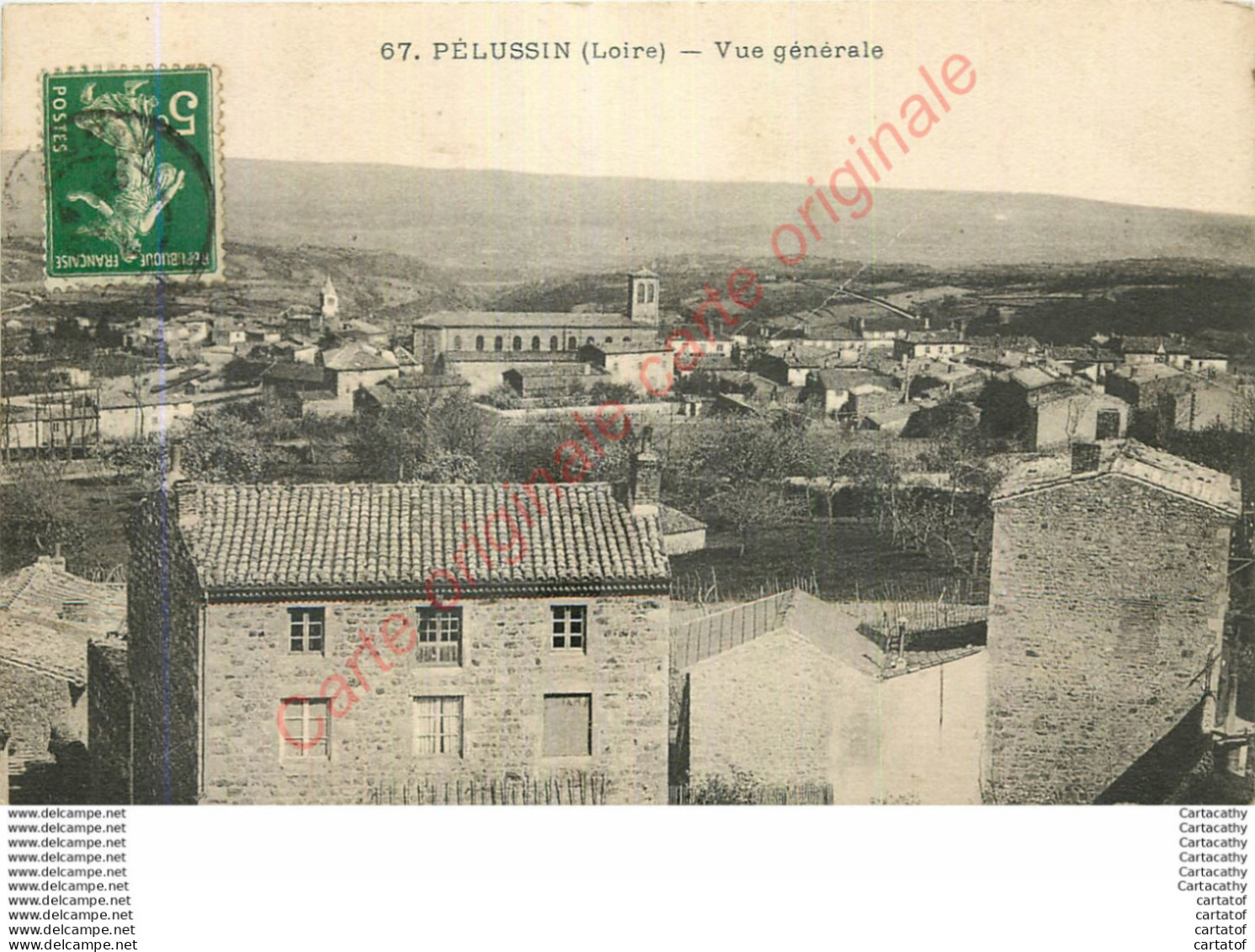 42.  PELUSSIN .  Vue Générale . - Pelussin