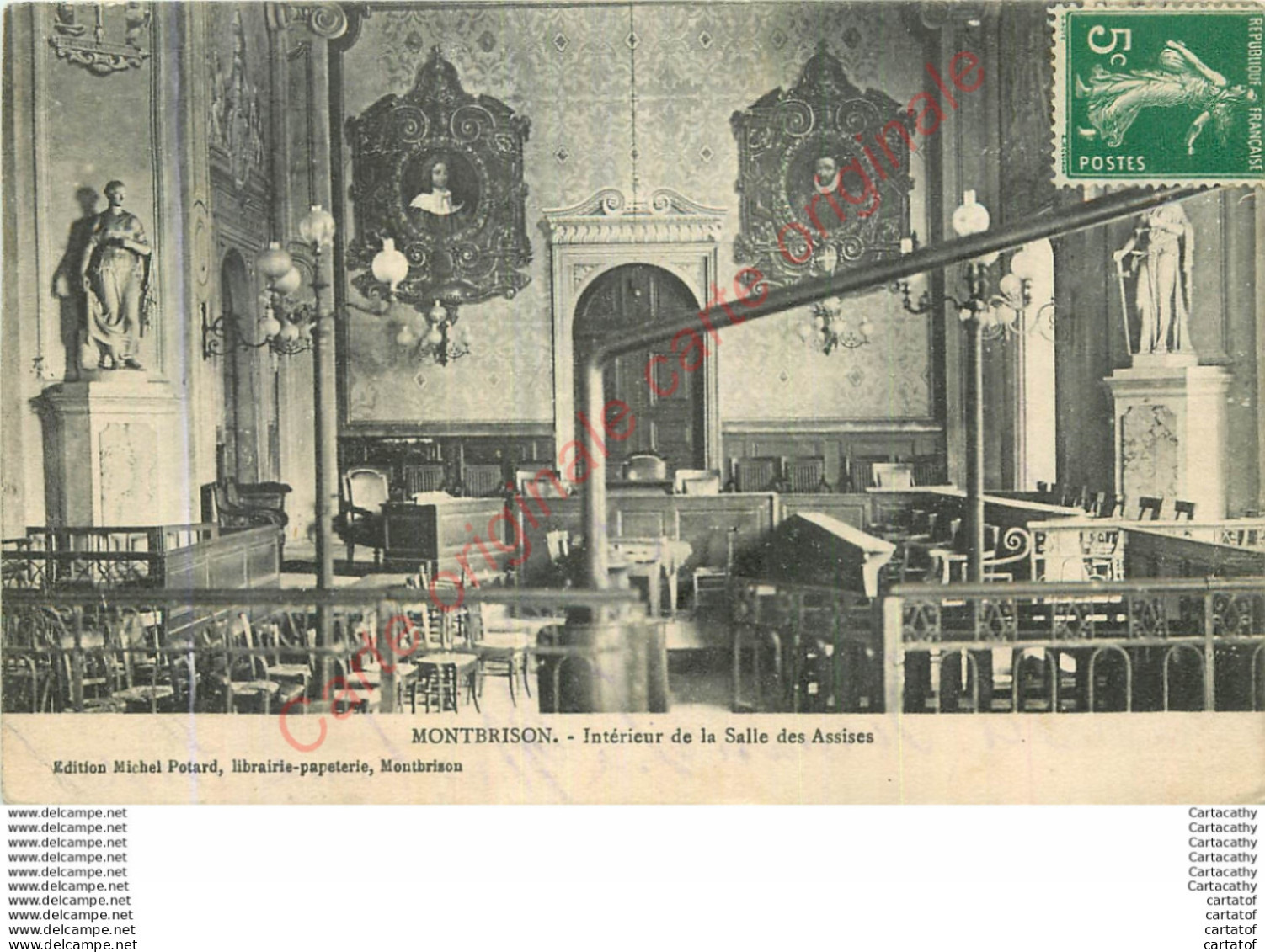 42. MONTBRISON /  Intérieur De La Salle Des Assises . - Montbrison