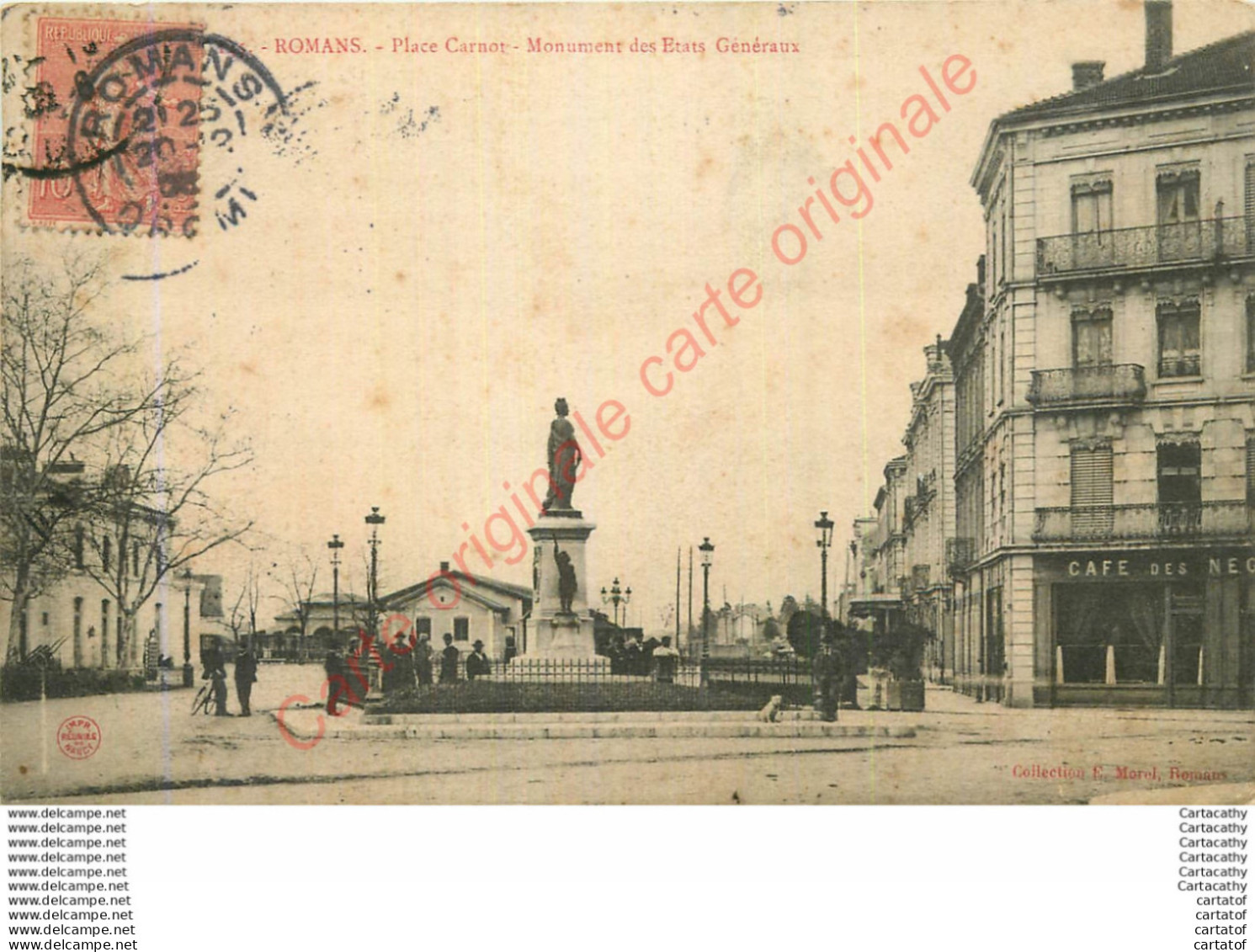 26.  ROMANS .   Place Carnot . Monument Des Etats Généraux . - Romans Sur Isere