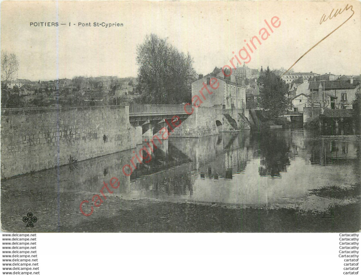 86. POITIERS . Pont St-Cyprien . - Poitiers