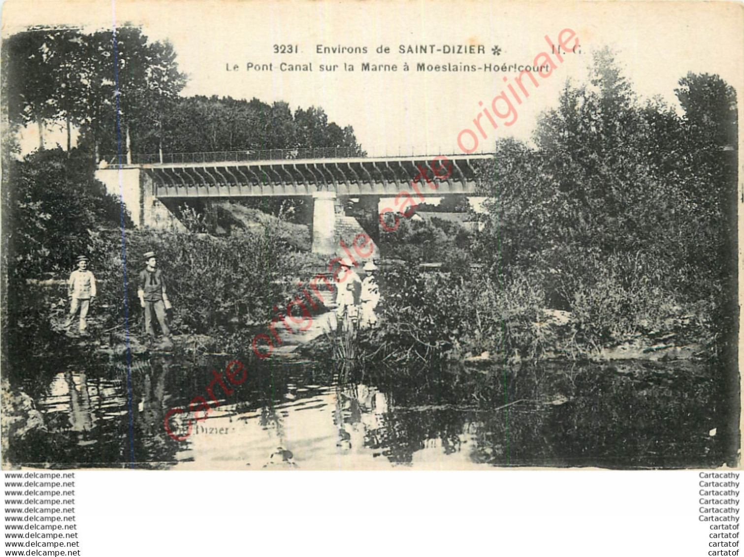 52.  SAINT DIZIER . Le Pont Canal Sur La Marne à MOESLAINS HOERICOURT . - Saint Dizier