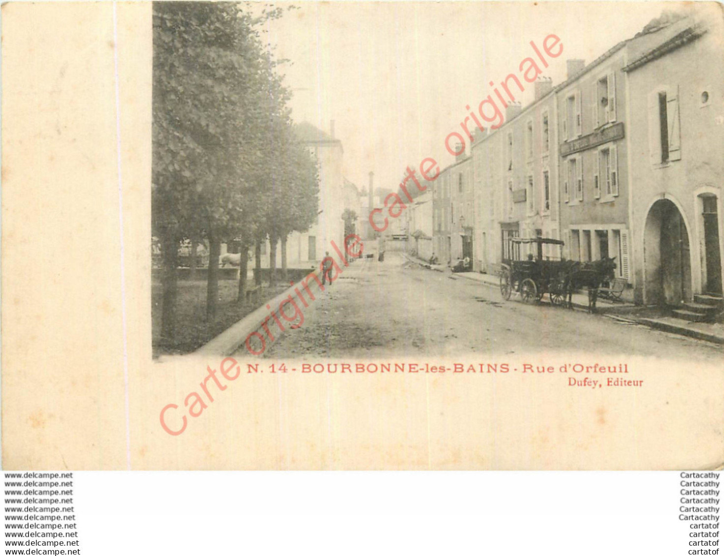 52.  BOURBONNE LES BAINS .  Rue D'Orfeuil . - Bourbonne Les Bains