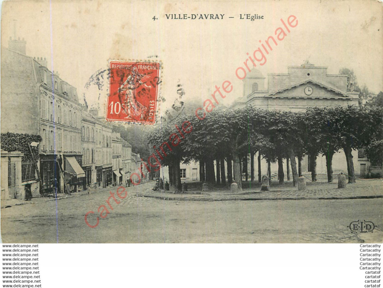 92.  VILLE D'AVRAY .  L'Eglise . - Ville D'Avray