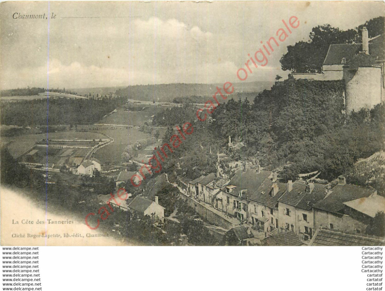 52.  CHAUMONT .  La Côte Des Tanneries . - Chaumont