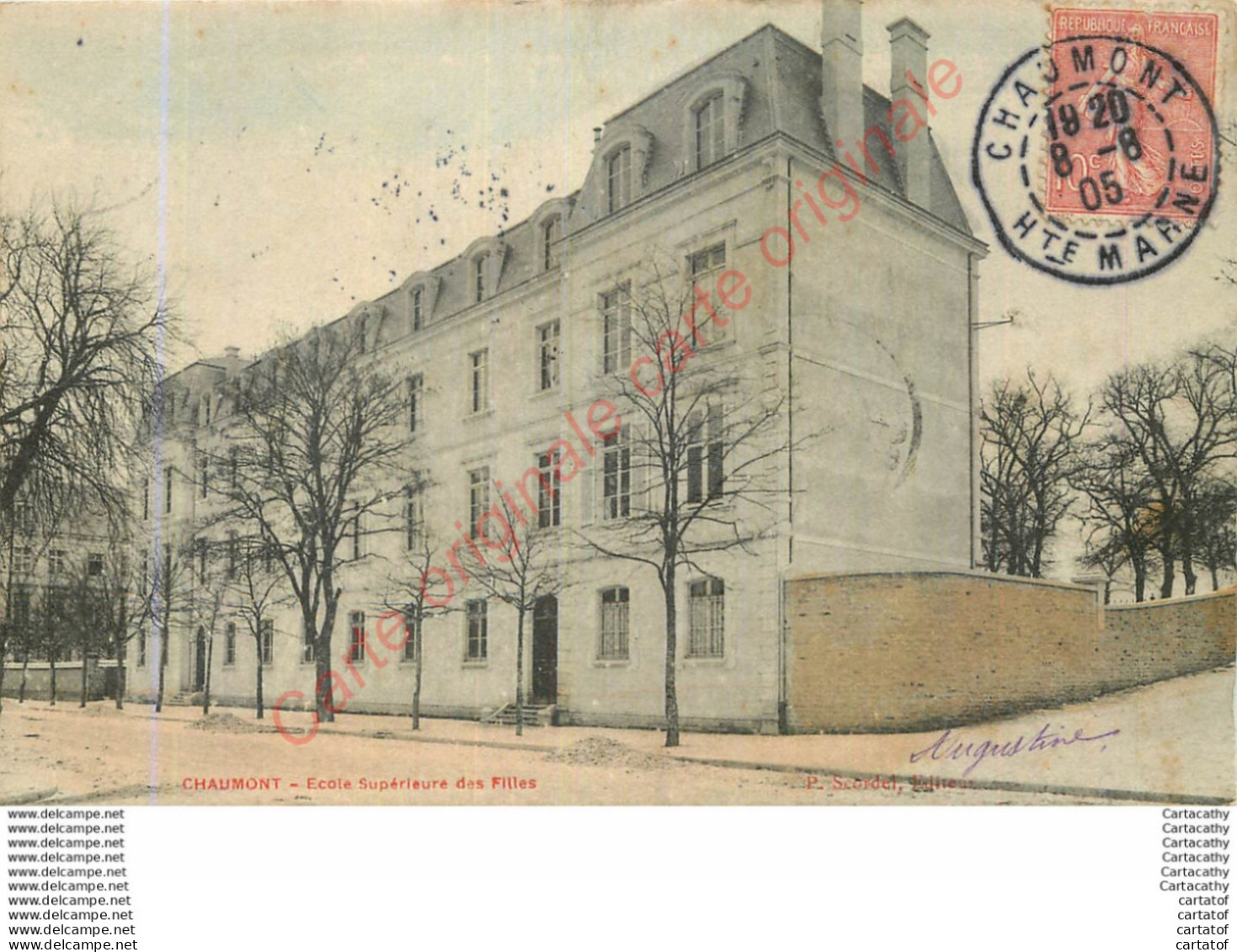 52.  CHAUMONT . Ecole Supérieure Des Filles . - Chaumont