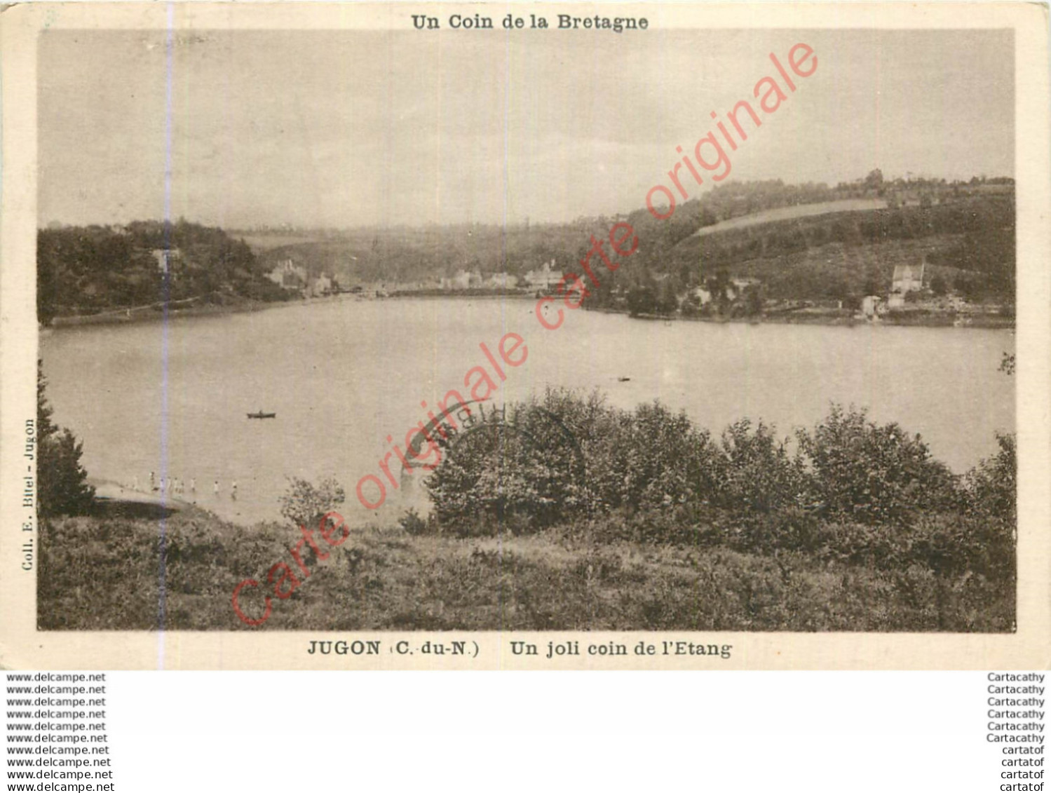 22.  JUGON .  Un Joli Coin De L'Etang . - Jugon-les-Lacs