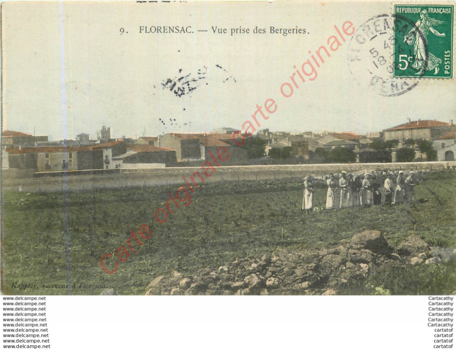 34.  FLORENSAC .  Vue Prise Des Bergeries . - Autres & Non Classés