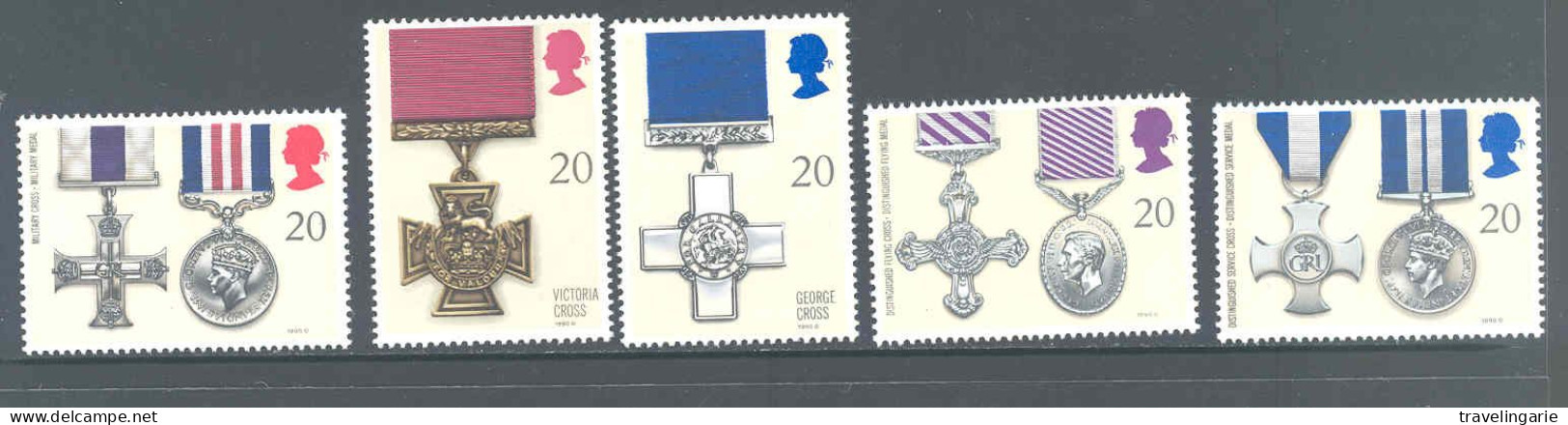 Great Britain 1990 Gallantry Awards MNH ** - Unused Stamps