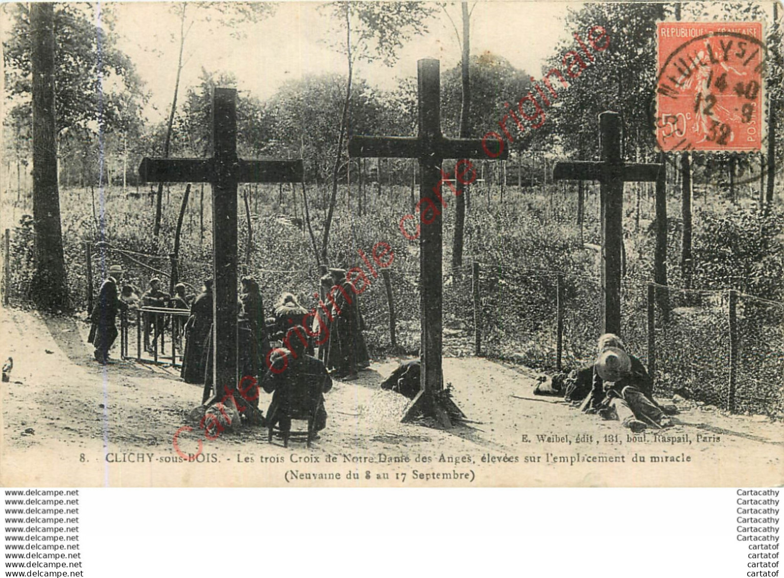 93.  CLICHY Sous BOIS .  Les Trois Croix De Notre Dame Des Anges . - Clichy Sous Bois