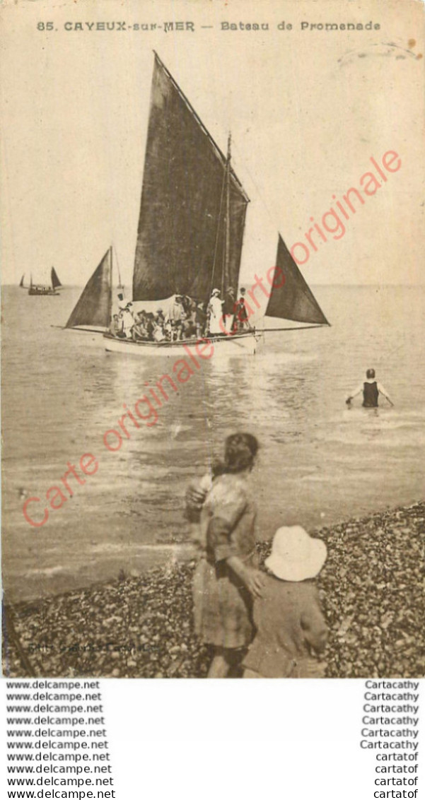 80.  CAYEUX Sur MER .  Bateau De Promenade . - Cayeux Sur Mer