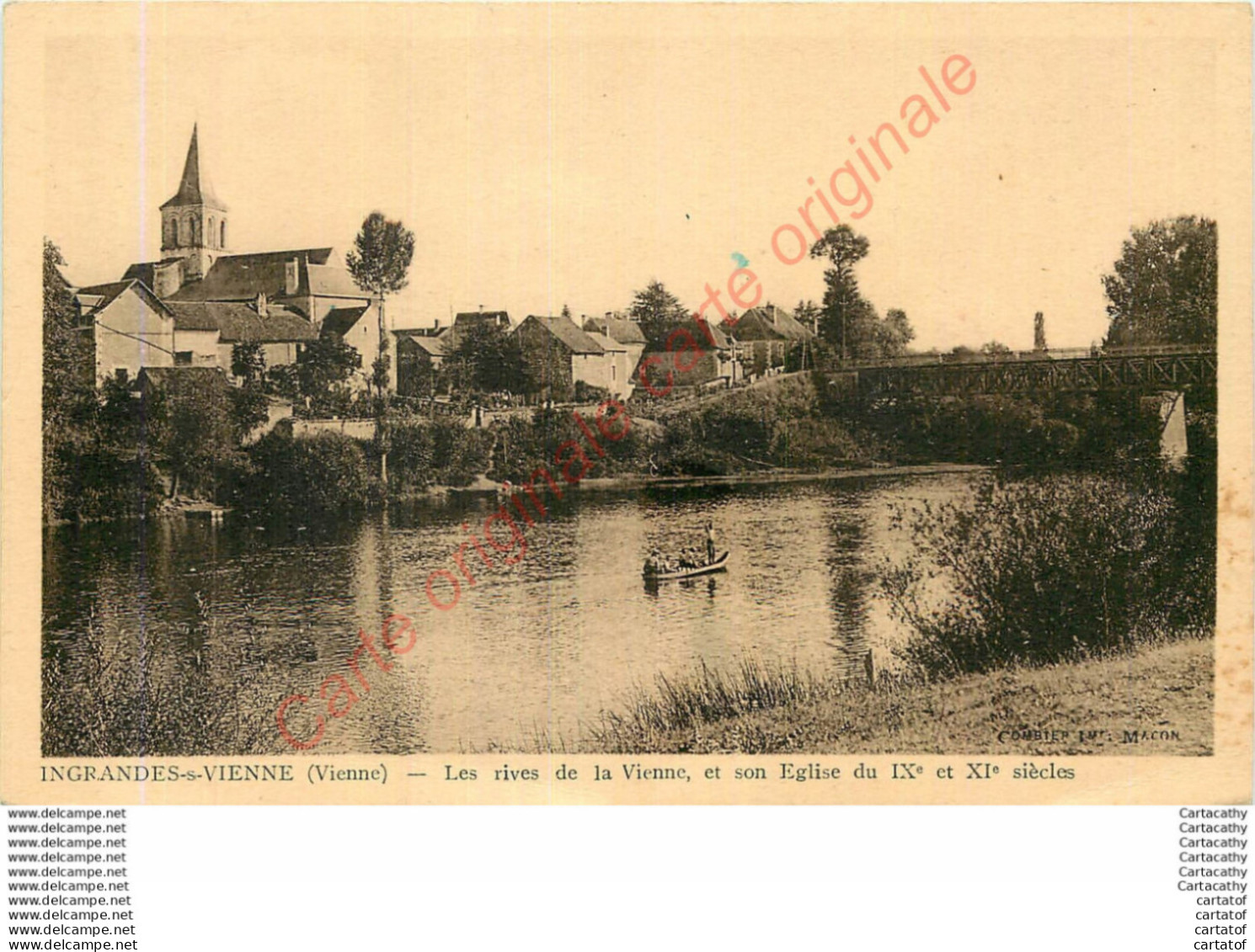 86.  INGRANDES Sur VIENNE .  Les Rives De La Vienne . - Ingrandes