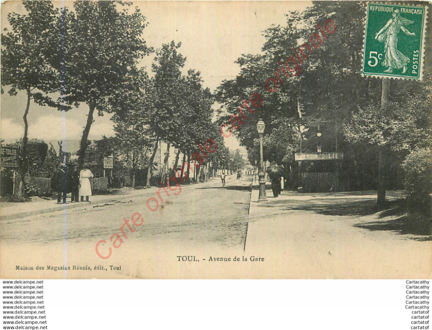 54.  TOUL .  Avenue De La Gare . - Toul