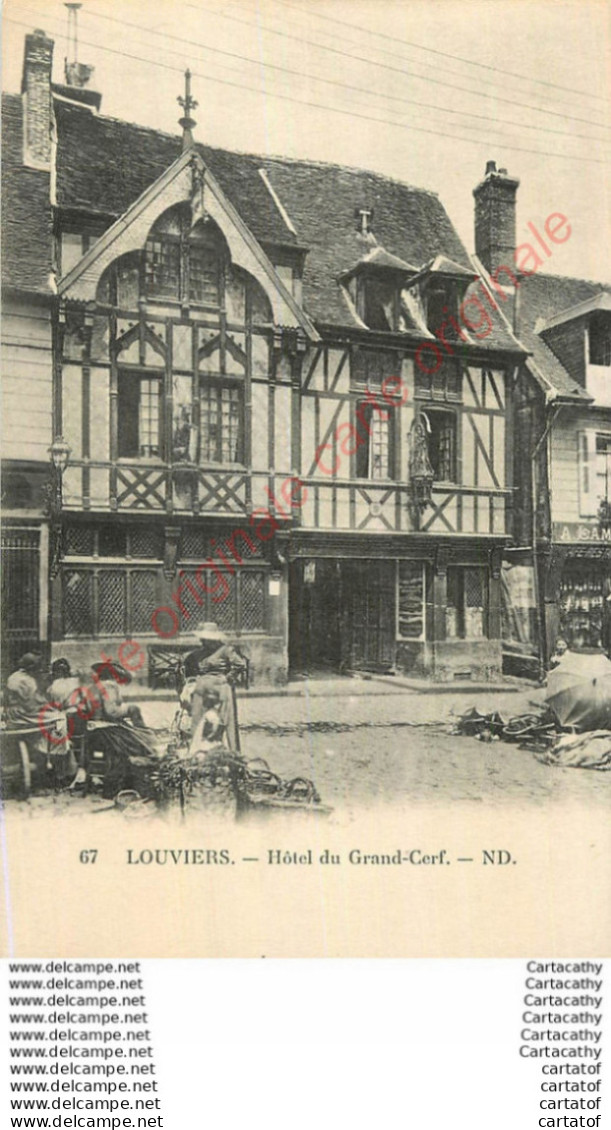 27.  LOUVIERS .  Hôtel Du Grand Cerf . - Louviers