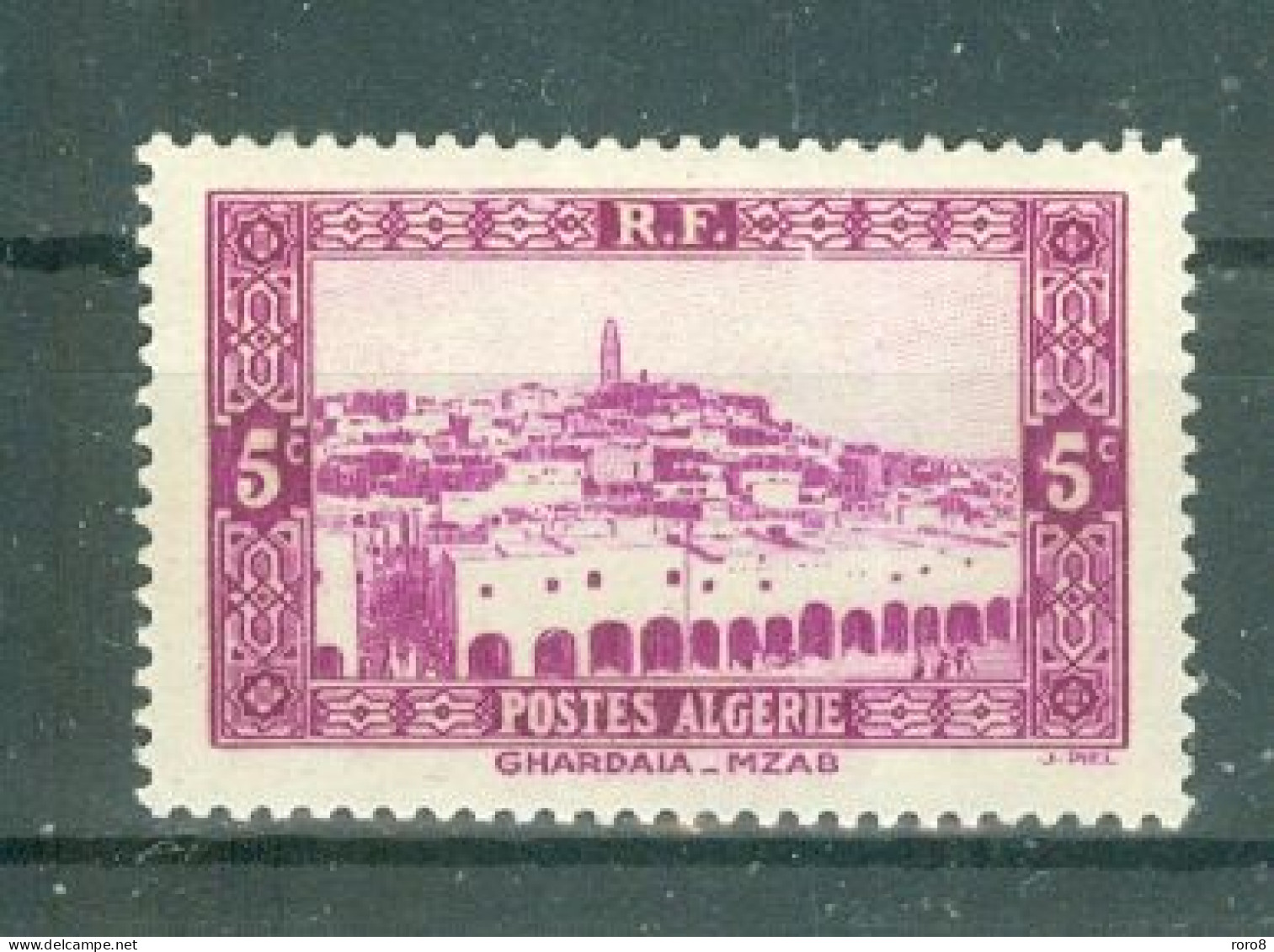 ALGERIE - N°104** MNH LUXE SCAN DU VERSO. - Sites Et Paysages. - Unused Stamps