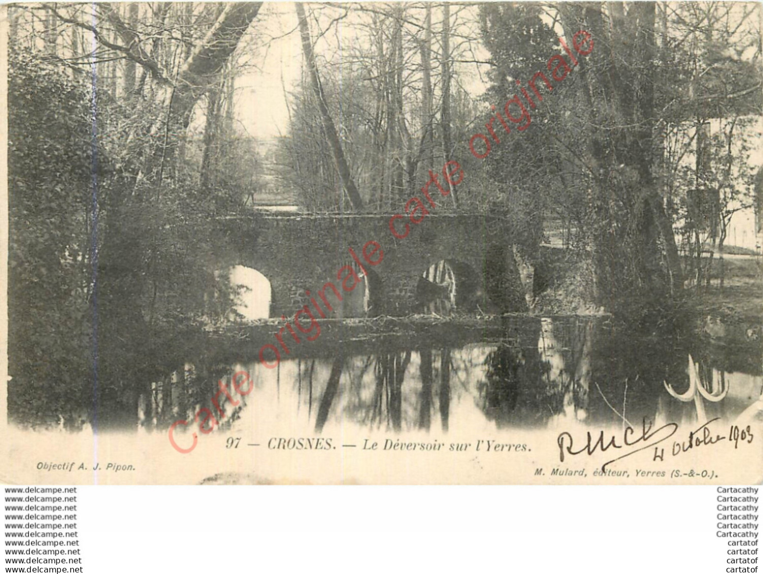 91.  CROSNES .  Le Déversoir Sur Yerres . - Crosnes (Crosne)