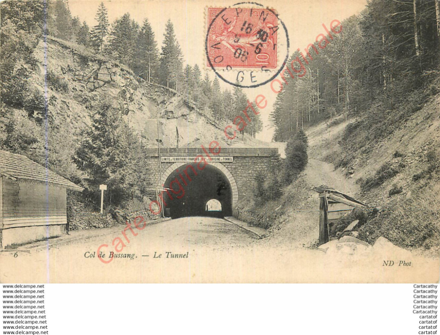 88.  Col De BUSSANG .  Le Tunnel . - Bussang