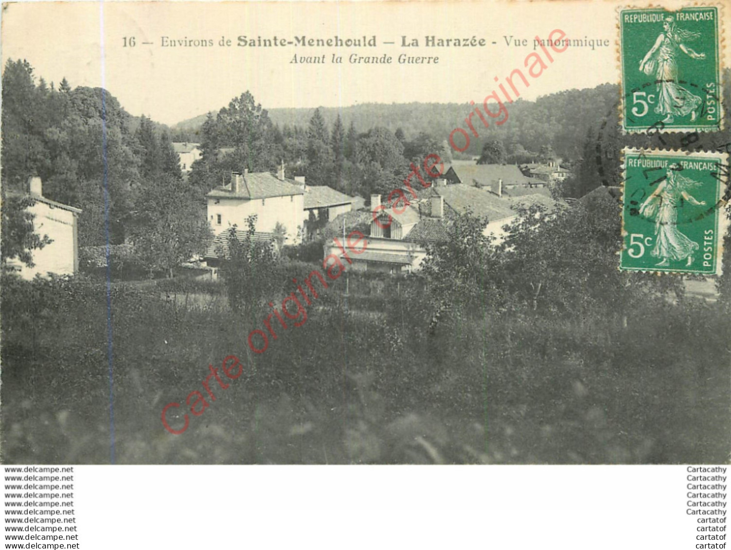 51.  SAINTE MENEHOULD .  La Harazée Avant La Grnade Guerre . - Sainte-Menehould