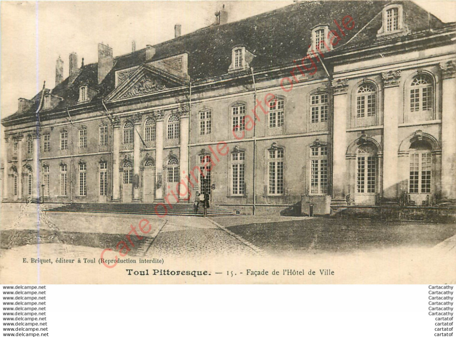54.  TOUL .  Façade De L'Hôtel De Ville . - Toul