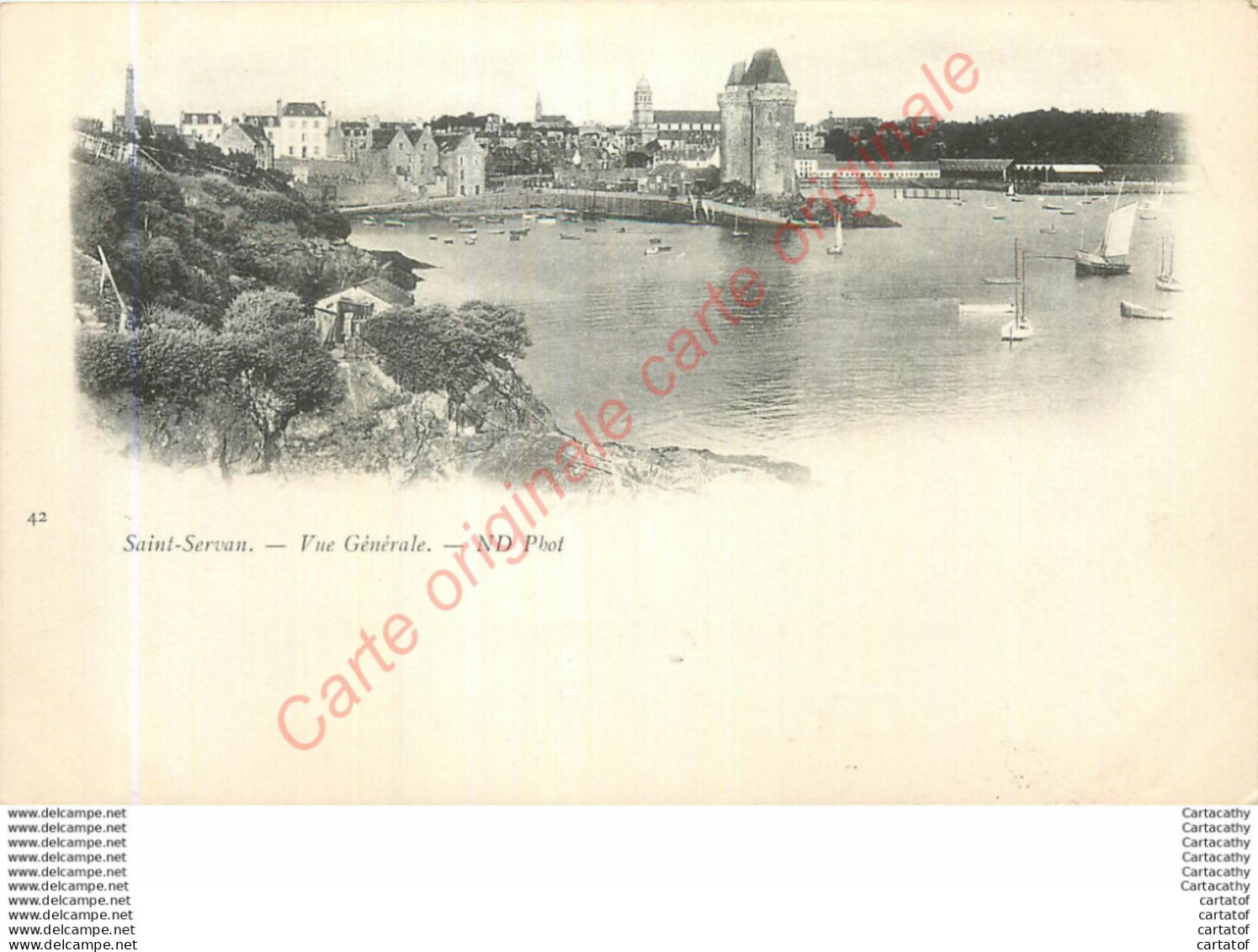 35.  SAINT SERVAN .  Vue Générale . - Saint Servan