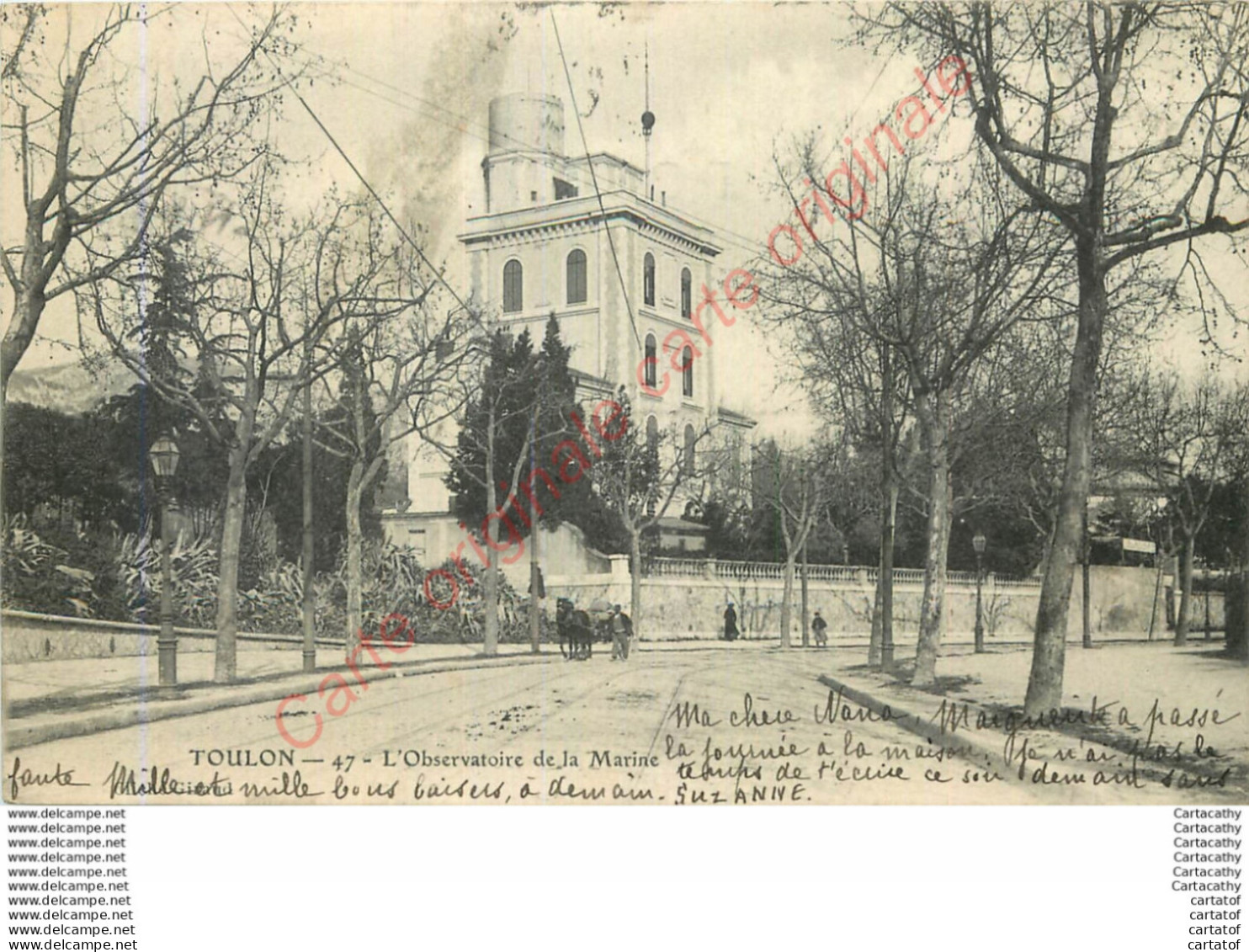 83.  TOULON .  Observatoire De La Marine . - Toulon