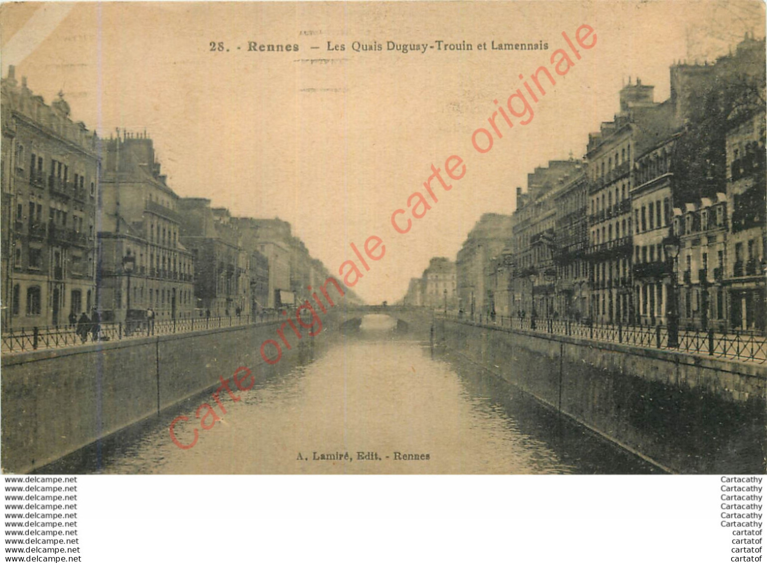 35.  RENNES .  Les Quais Duguay-Trouin Et Lamennais . - Rennes