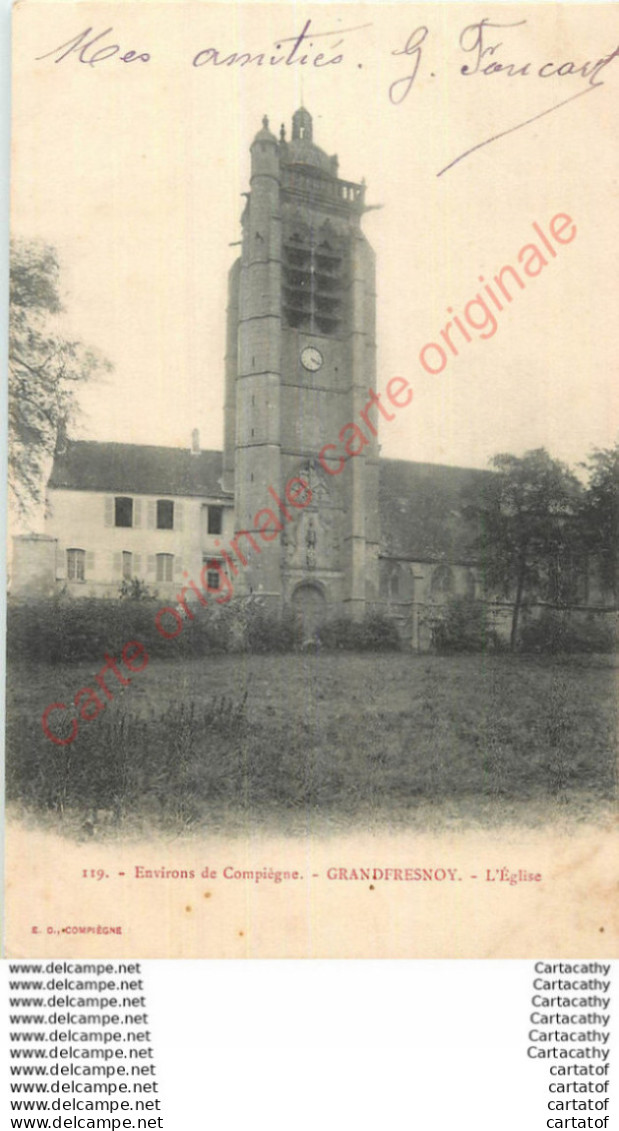 60.  GRANDFRESNOY . L'Eglise . - Other & Unclassified