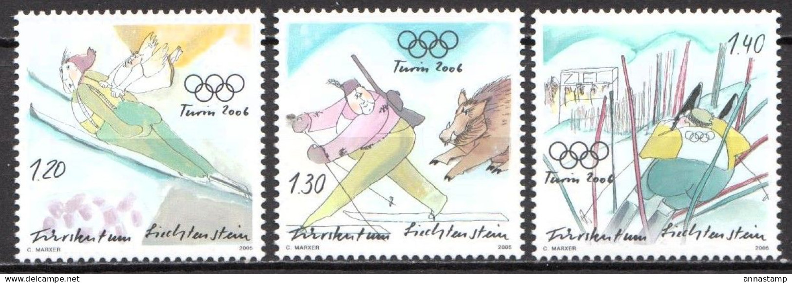 Liechtenstein MNH Set - Invierno 2006: Turín