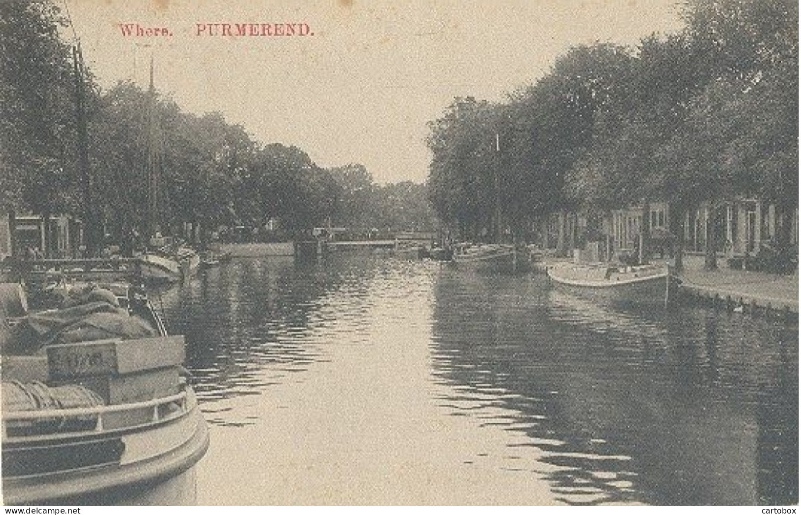 Purmerend,  Where  (binnenscheepvaart) - Purmerend