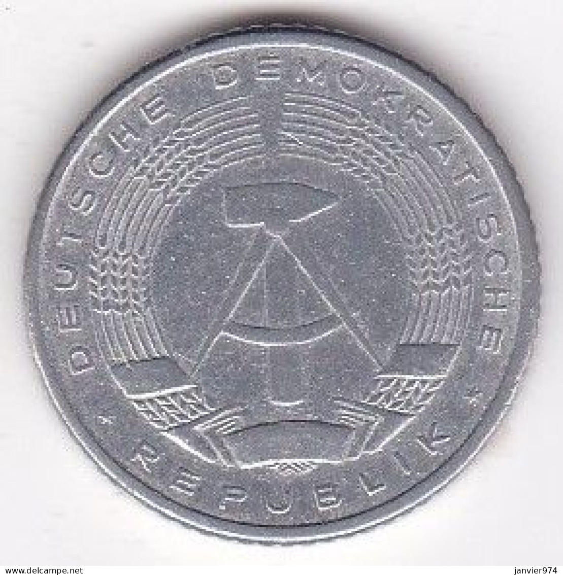 RDA . 50 Pfennig 1958 A Berlin , En Aluminium, KM# 12 - 50 Pfennig