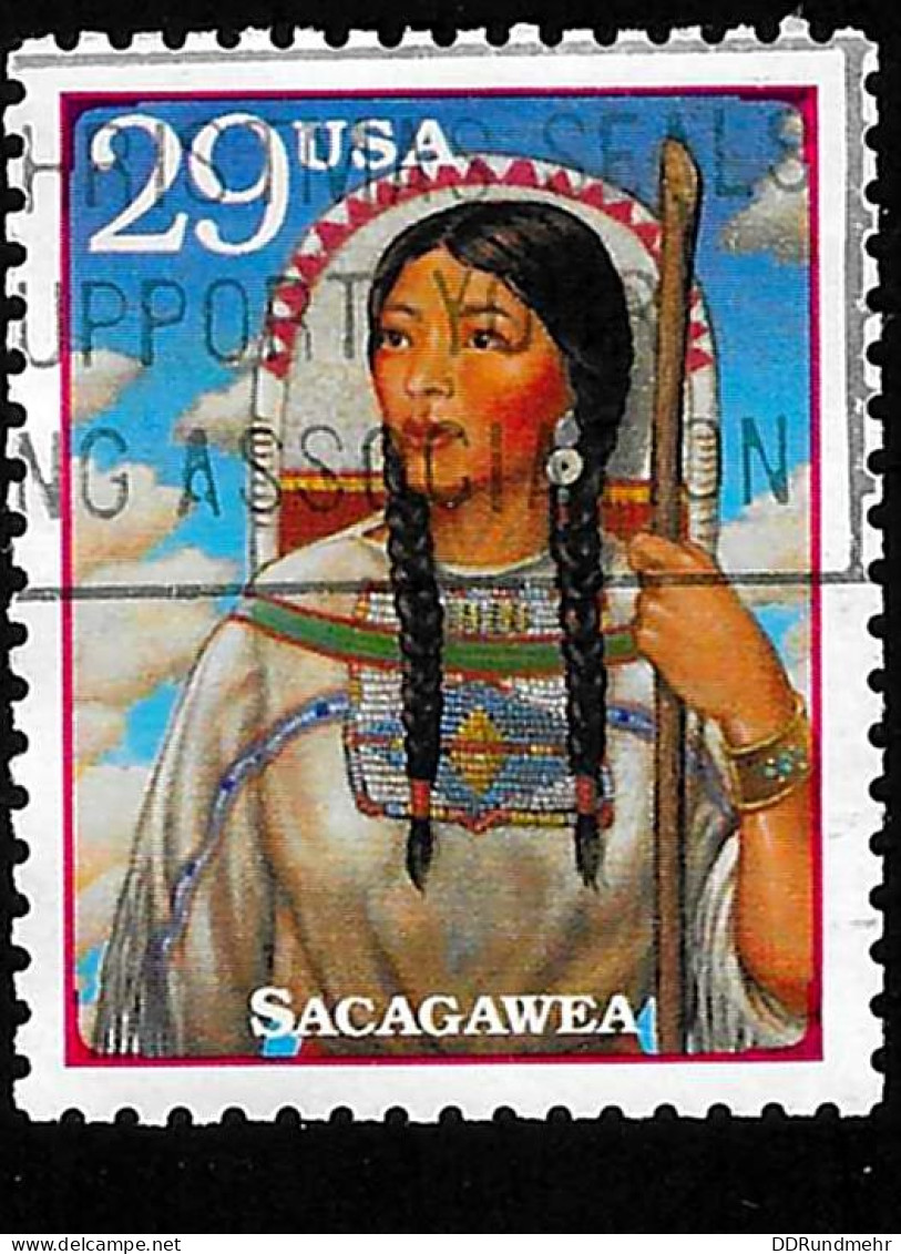 1994 Sacagawea Michel US 2524 Stamp Number US 2869s Yvert Et Tellier US 2309 Stanley Gibbons US 2968 Used - Gebraucht