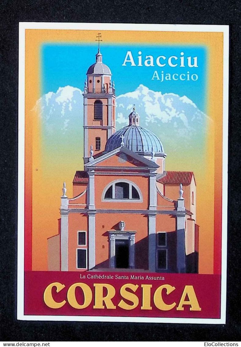 Cp, 20, 2A, Corsica, Aiacciu, Ajaccio, La Cathédrale Santa Maria Assunta, Ed. Clouet, Vierge - Ajaccio
