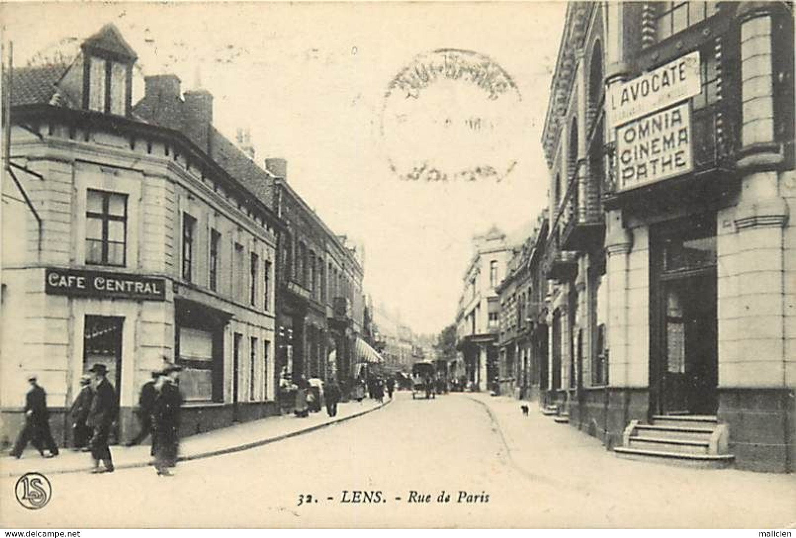 - Dpts Div.-ref-BN186- Pas De Calais - Lens - Rue De Paris - Omnia Cinéma Pathé - Cinémas - Film L Avocate - - Lens