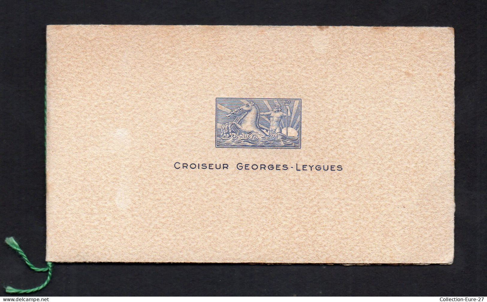 (*24/04/24) THEME BATEAUX-CPA CROISEUR GEORGES LEYGUES - DEPLIANT - Warships