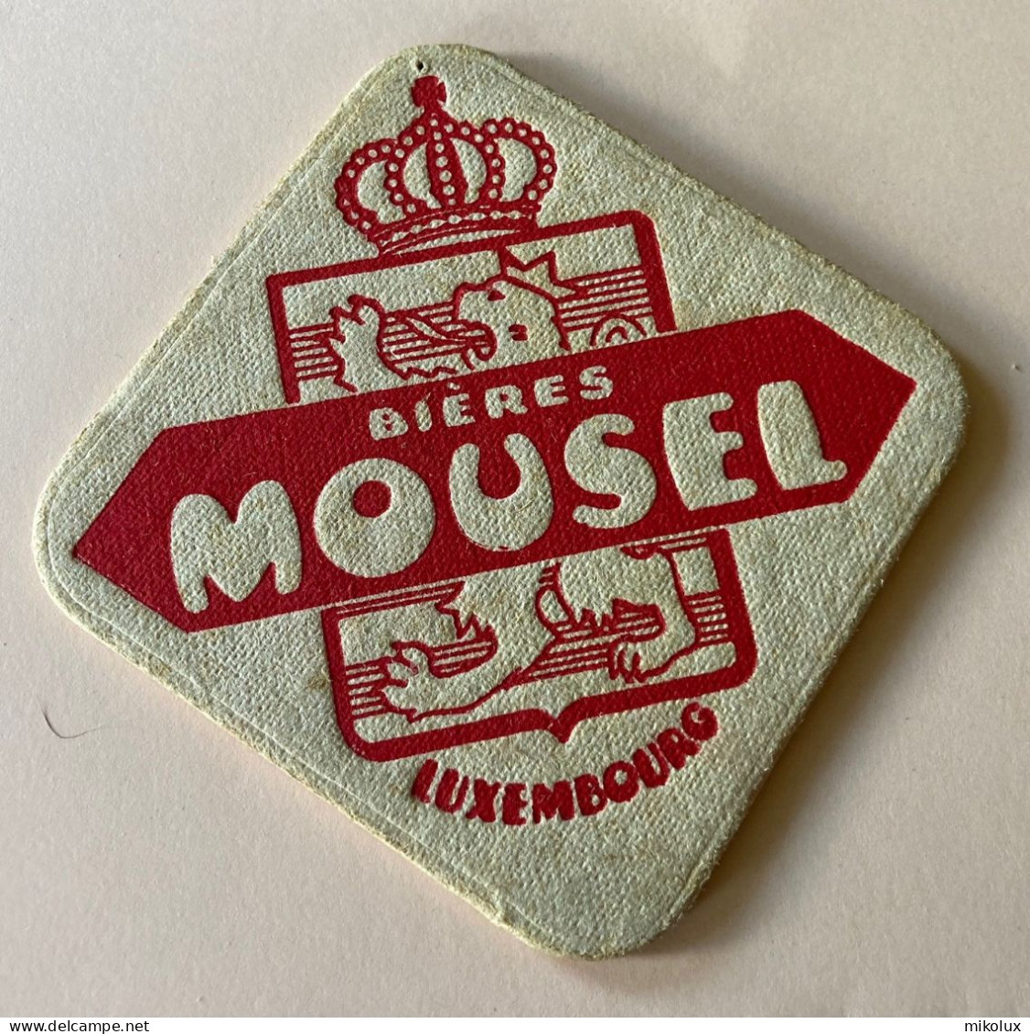 Luxembourg  Bieres Mousel  . Sous Bock . Bierdeckel . - Beer Mats