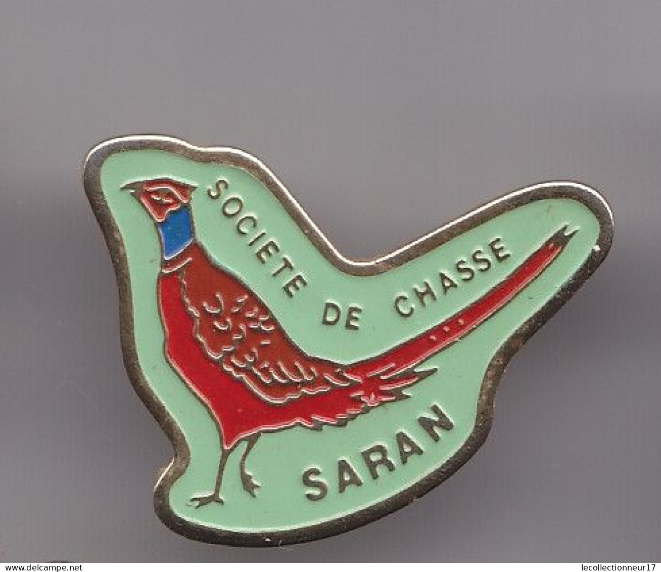 Pin's Société De Chasse Saran Faisan Dpt 45  Réf 7305JL - Städte