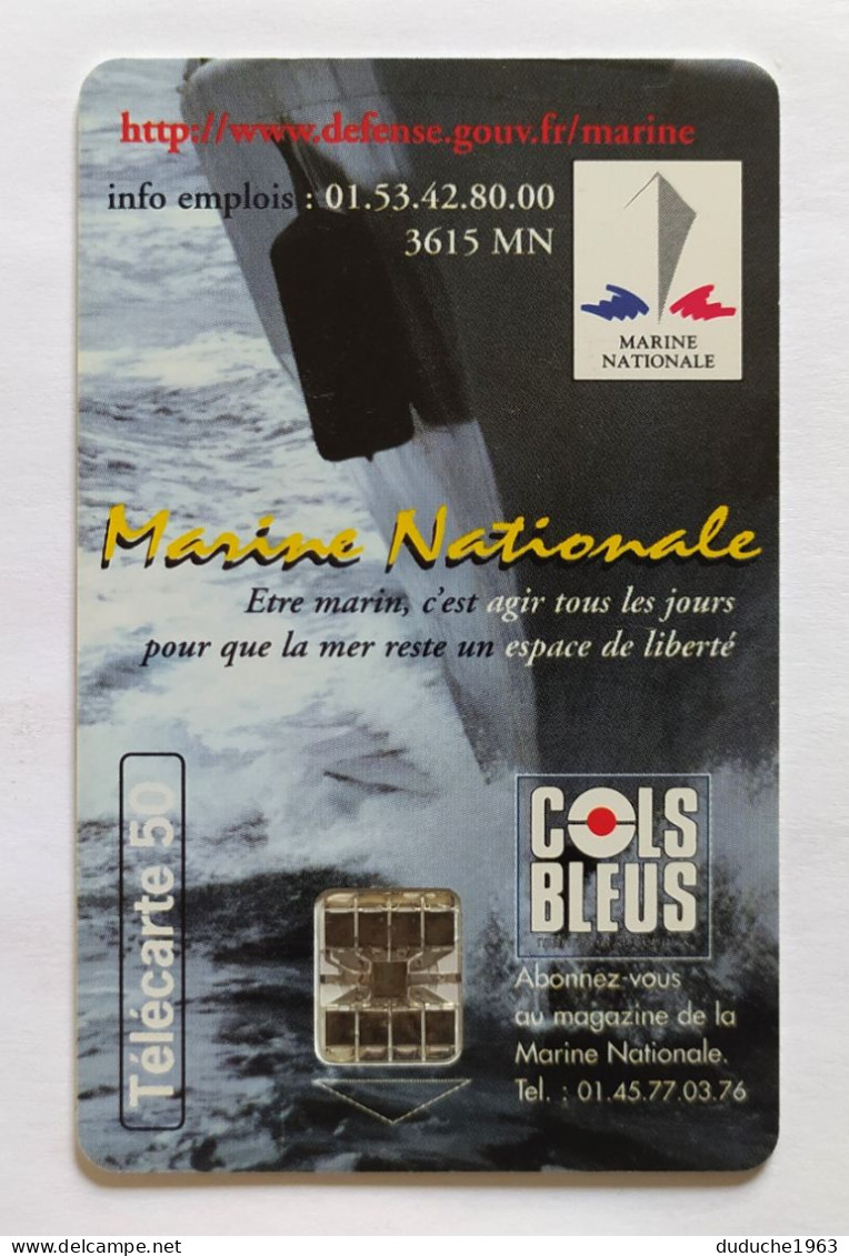 Télécarte France - Marine Nationale - Zonder Classificatie