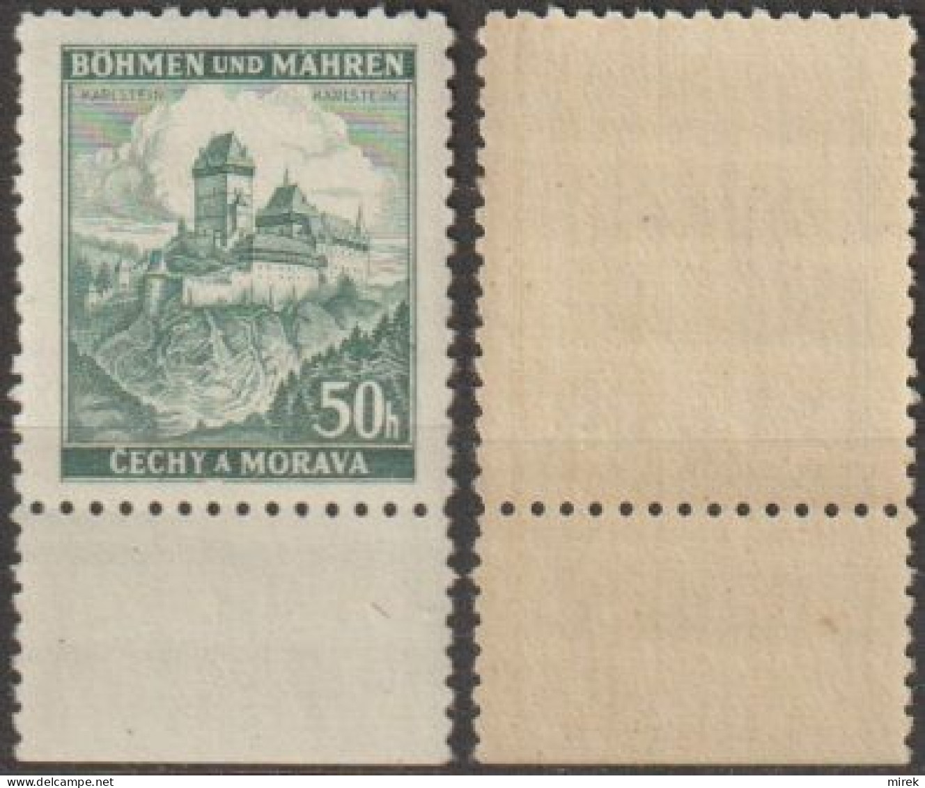 128/ Pof. 29, Brownish Glue - Unused Stamps