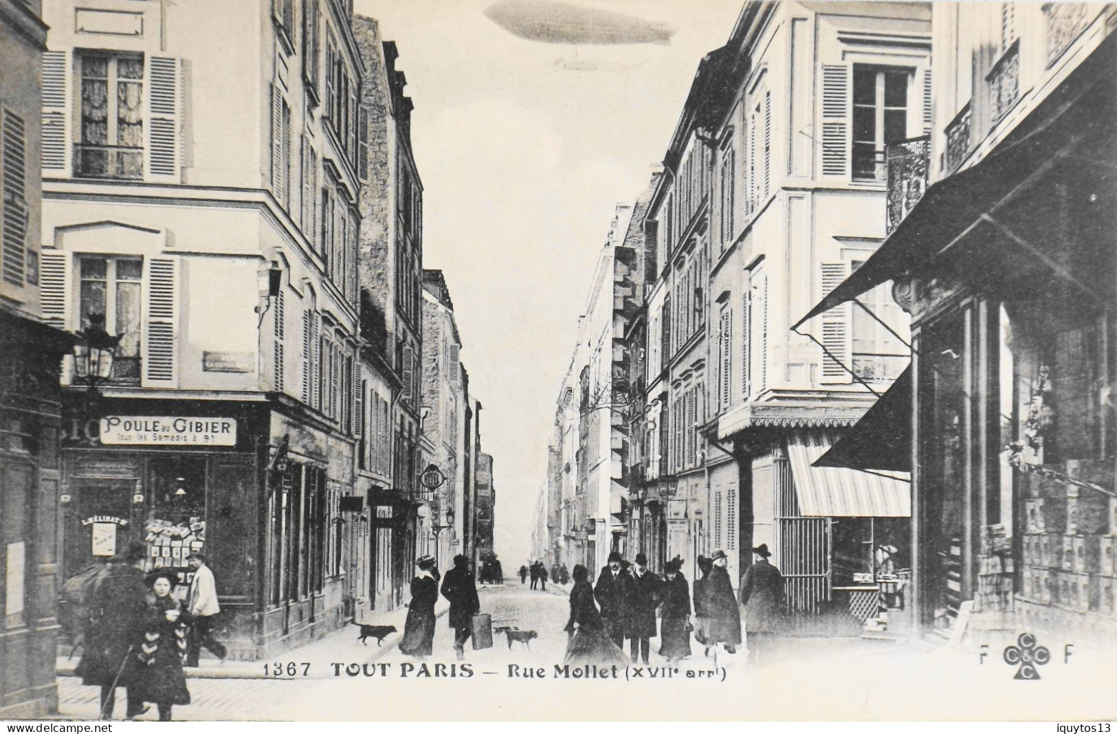CPA. [75] > TOUT PARIS > N° 1367 - Rue Mollet - (XVIIe Arrt.) - Coll. F. Fleury - TBE - Arrondissement: 17