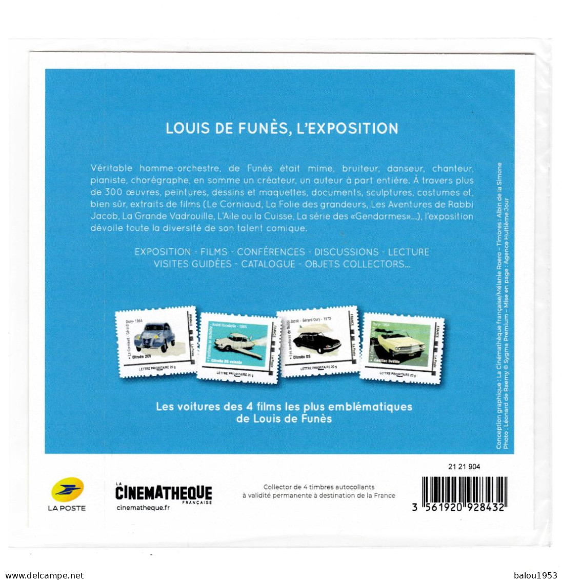 Fr. Collectors. 2021. Les Voitures Des 4 Films Emblématiques De Louis De Funés. COLL 446. - Collectors