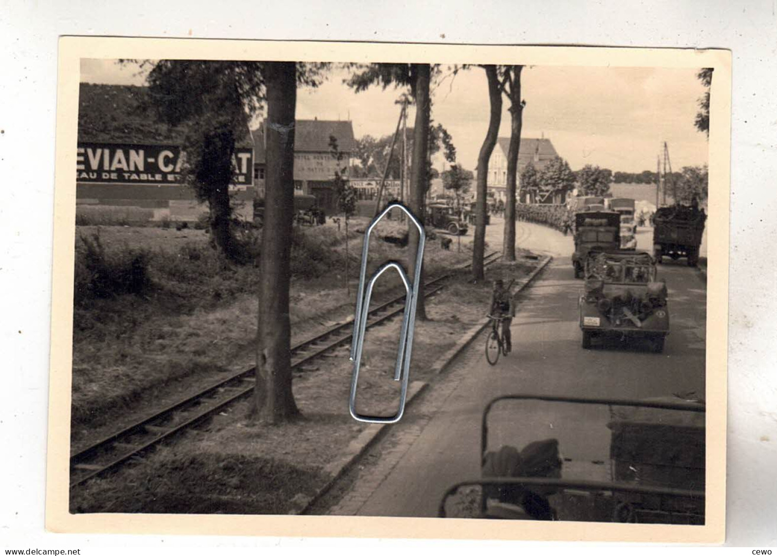 PHOTO CHAR TANK AVANCE ALLEMAND FRANCE 1940 - War, Military