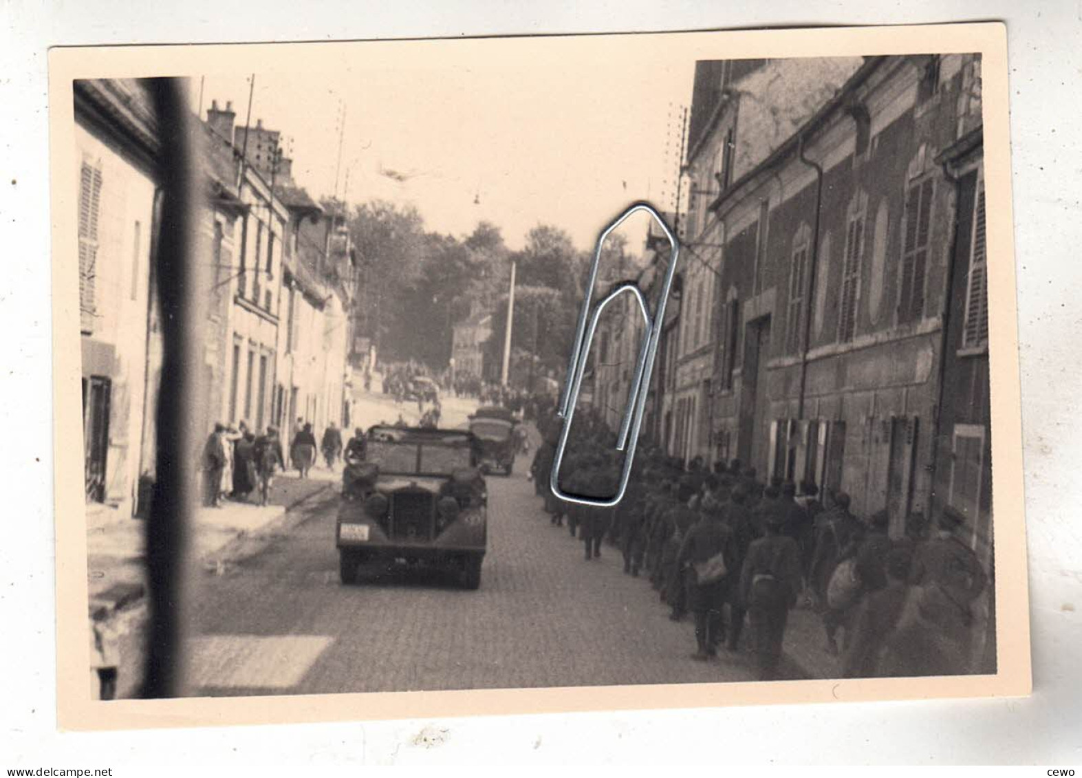 PHOTO CHAR TANK AVANCE ALLEMAND FRANCE 1940 - War, Military