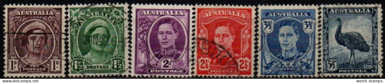 AUSTRALIE 1942-8 O - Used Stamps